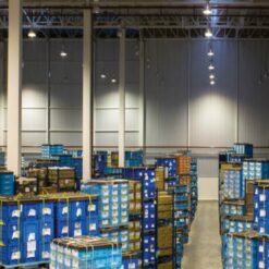 ผลงานการติดตั้งโคมไฮเบย์ LED (SPG) 150W (เดย์ไลท์) EVE