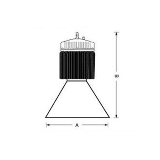 โคมไฮเบย์ LED (LUX-HB) 200W (เดย์ไลท์) EVE