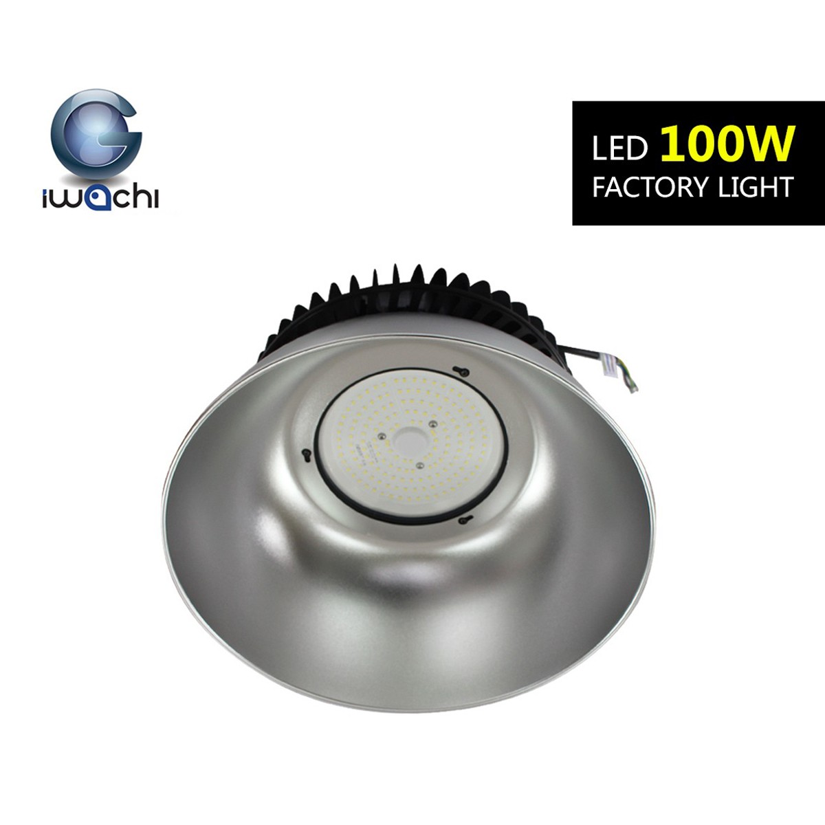 โคมไฮเบย์ LED IWACHI UFO 100W (วอร์มไวท์)