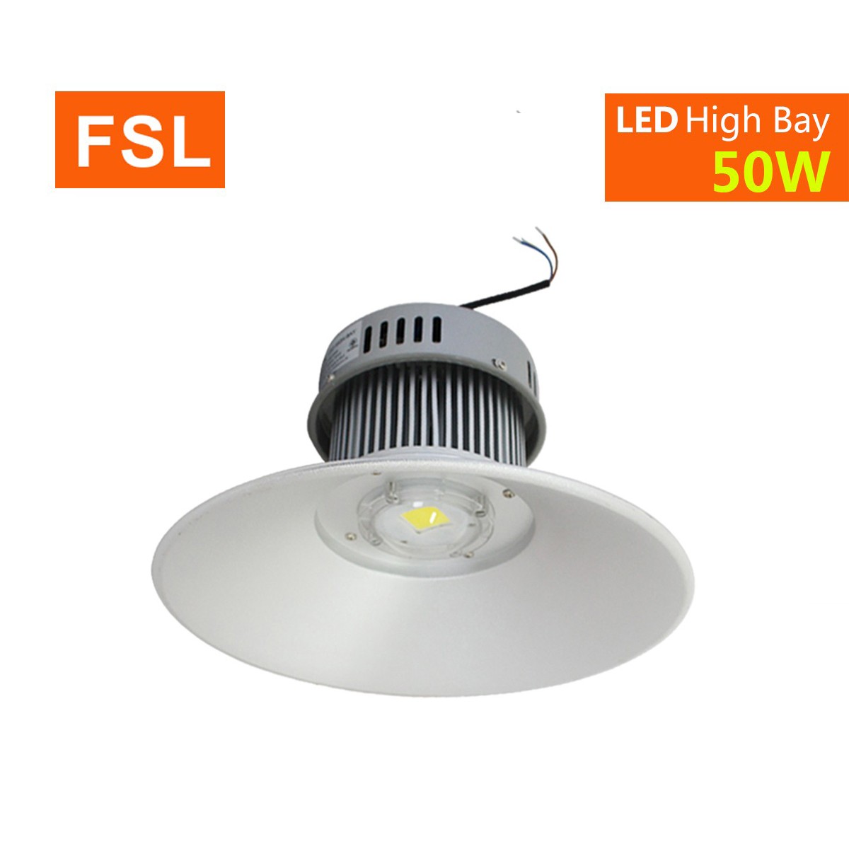 โคมไฮเบย์ LED 50W (วอร์มไวท์) FSL