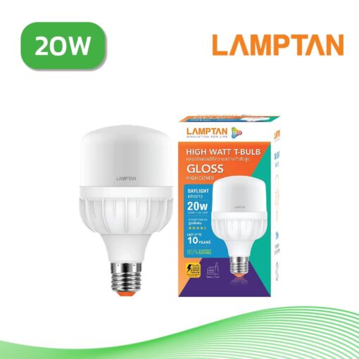 หลอดไฟ LED 20W LAMPTAN T-BULB GLOSS